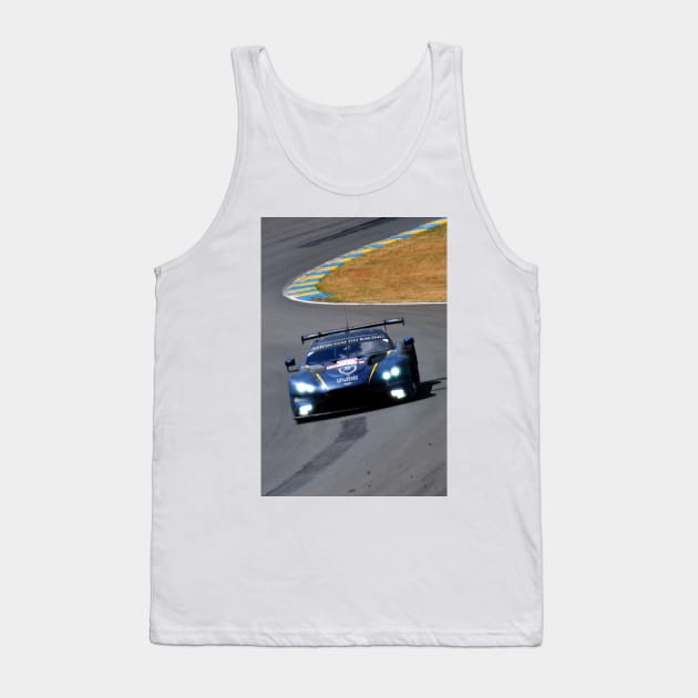 Aston Martin Vantage AMR no98 24 Hours of Le Mans 2023 Tank Top by AndyEvansPhotos